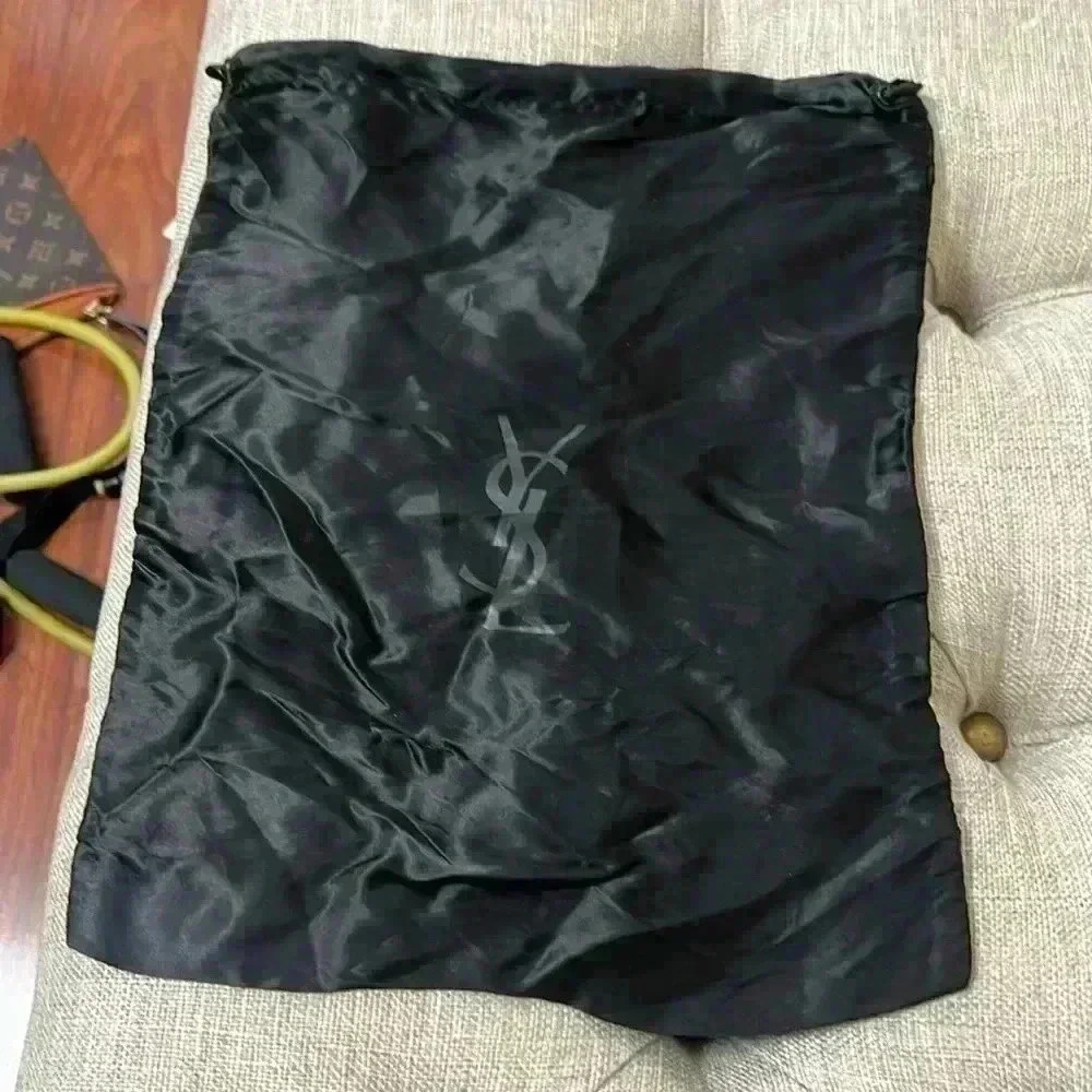 YSL black shoe dust bag
